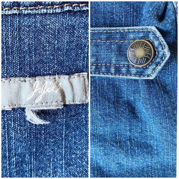 J. Jill Denim 4 pocket‎ Trucker Jacket size XS - Picture 9 of 9